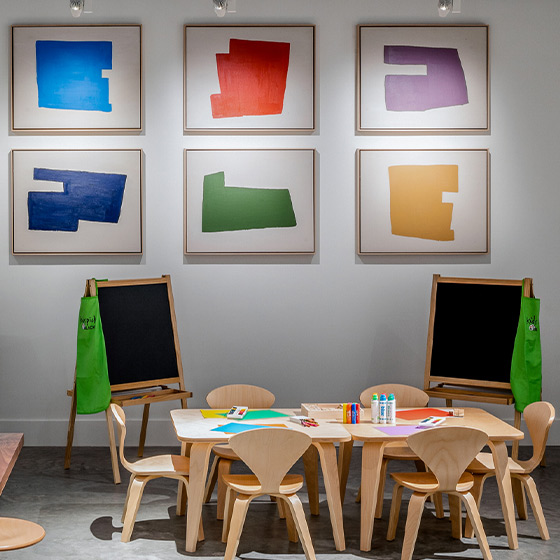 the waterline club children's art studio