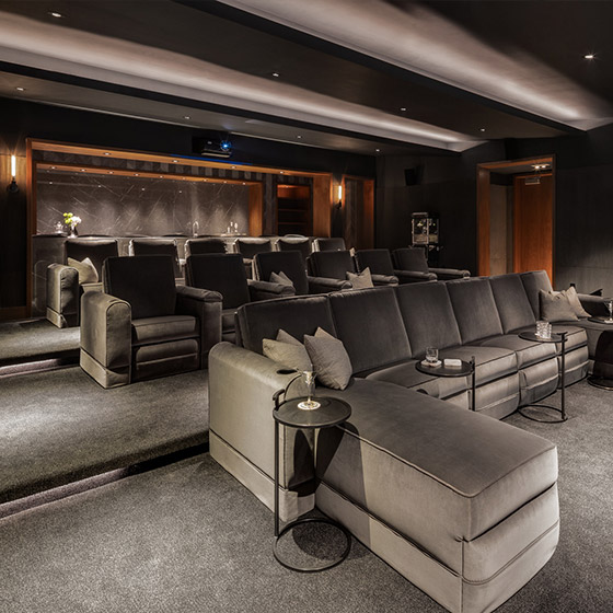 the waterline club screening room and performance space