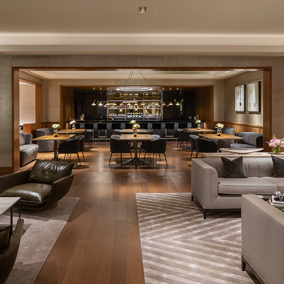 the waterline club social hub seating